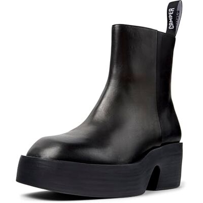 Camper Billie K400754 Botines con cremallera para mujer, Negro 002, 39 EU Camper Billie K400754 Botines con cremallera para mujer, Negro 002, 39 EU