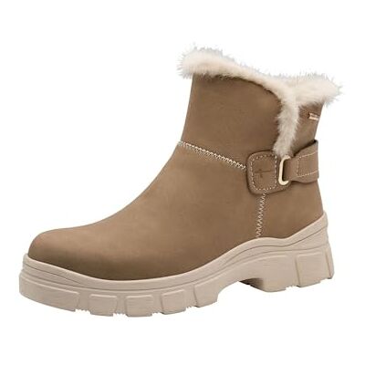 Tamaris WL Boot Botas de nieve para mujer, color camel, talla 39 EU, marrón claro, 39 EU Tamaris WL Boot Botas de nieve para mujer, color camel, talla 39 EU, marrón claro, 39 EU