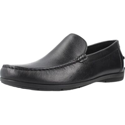 Geox Mocasines U Siron A para Hombre, Black, 44 EU Geox Mocasines U Siron A para Hombre, Black, 44 EU