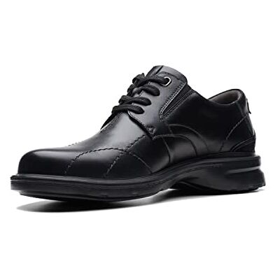 Clarks Gessler Lace, Oxford Hombre, Piel Negra, 42.5 EU Clarks Gessler Lace, Oxford Hombre, Piel Negra, 42.5 EU