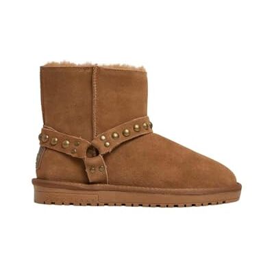 Pepe Jeans Botines de Piel Diss Biker marrón Pepe Jeans Botines de Piel Diss Biker marrón