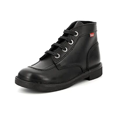 Kickers Kick Col, Botas Slouch para Niñas, Negro (Noir Vernis Perm 83), 24 EU Kickers Kick Col, Botas Slouch para Niñas, Negro (Noir Vernis Perm 83), 24 EU