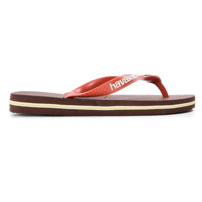 Havaianas Brasil Logo FlipFlop Unisex adulto Dark Brown/Ceramic 33 EU Havaianas Brasil Logo FlipFlop Unisex adulto Dark Brown/Ceramic 33 EU