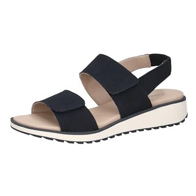 CAPRICE Damen , Sandalias Planas Mujer, Ocean Suede, 42 EU CAPRICE Damen , Sandalias Planas Mujer, Ocean Suede, 42 EU