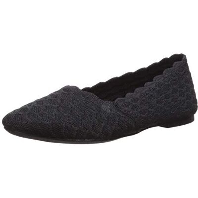 Skechers Cleo-Honeycomb, Zapatos Tipo Ballet Mujer, Black, 38 EU Skechers Cleo-Honeycomb, Zapatos Tipo Ballet Mujer, Black, 38 EU