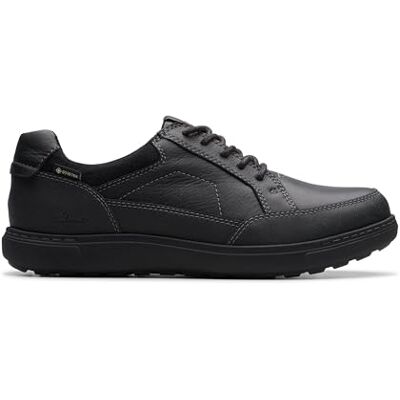 Clarks Premium Mapstone loGTX para Hombre, Cuero Negro, Talla 10.5 UK, Piel Negra, 43 1/3 EU Clarks Premium Mapstone loGTX para Hombre, Cuero Negro, Talla 10.5 UK, Piel Negra, 43 1/3 EU