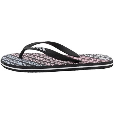 Kappa Supremo , Sandalias Planas Mujer, Negro, 37 EU Kappa Supremo , Sandalias Planas Mujer, Negro, 37 EU