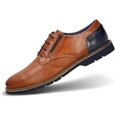 bugatti Zapatos con Cordones para Hombre 311-arz02, coñac, 42 EU bugatti Zapatos con Cordones para Hombre 311-arz02, coñac, 42 EU