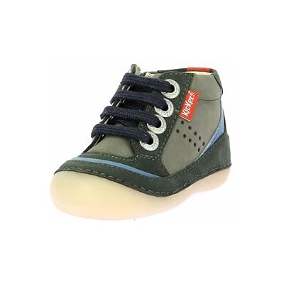 Kickers Kick Sopum, Botas Cortas al Tobillo Unisex niños, Verde Oscuro, 26 EU Kickers Kick Sopum, Botas Cortas al Tobillo Unisex niños, Verde Oscuro, 26 EU