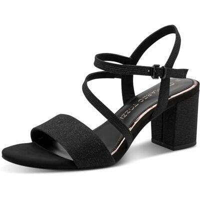 MARCO TOZZI Sandale , Sandalia Mujer, Color Negro, 36 EU MARCO TOZZI Sandale , Sandalia Mujer, Color Negro, 36 EU