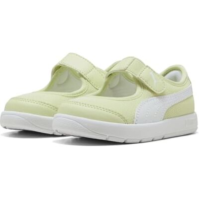 PUMA Zapatillas Courtflex v3 Lina V Infantiles 26, Apple Spritz White Green PUMA Zapatillas Courtflex v3 Lina V Infantiles 26, Apple Spritz White Green