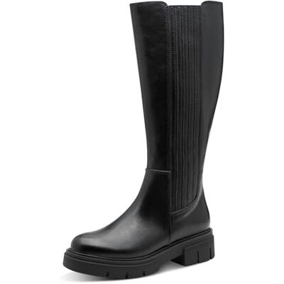MARCO TOZZI Botas de moda para mujer , color negro, talla 37 EU, Negro, 37 EU MARCO TOZZI Botas de moda para mujer , color negro, talla 37 EU, Negro, 37 EU
