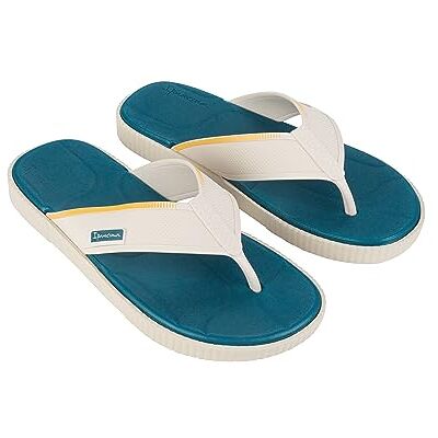Ipanema Chanclas vintage para hombre, Beige Beige Blue, 39/40 EU Ipanema Chanclas vintage para hombre, Beige Beige Blue, 39/40 EU