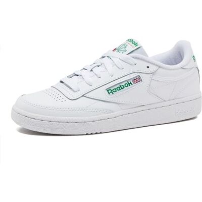 Reebok Club C 85, Zapatillas Hombre, Blanco Y Verde, 36.5 EU Reebok Club C 85, Zapatillas Hombre, Blanco Y Verde, 36.5 EU