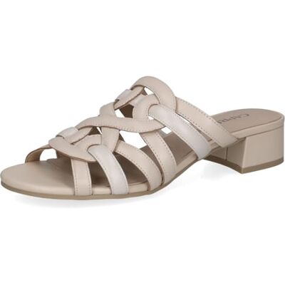 CAPRICE Sandalia de tacón para Mujer , Color Crema Perla CO, 40 EU CAPRICE Sandalia de tacón para Mujer , Color Crema Perla CO, 40 EU