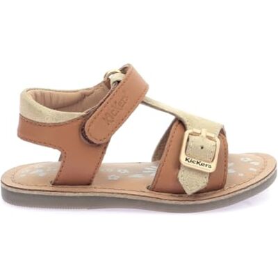 Kickers Chica Diazz Sandalia, Camel Oro, 28 EU Kickers Chica Diazz Sandalia, Camel Oro, 28 EU