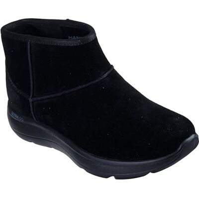 Skechers Botas de tobillo Encore Blair para mujer, Gamuza negra, 38 EU Skechers Botas de tobillo Encore Blair para mujer, Gamuza negra, 38 EU