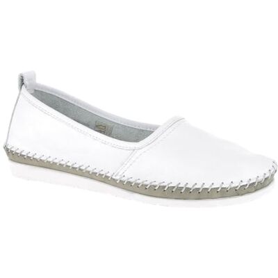 Andrea Conti Zapatillas de Mujer, Mocasín, Blanco Gris, 39 EU Andrea Conti Zapatillas de Mujer, Mocasín, Blanco Gris, 39 EU