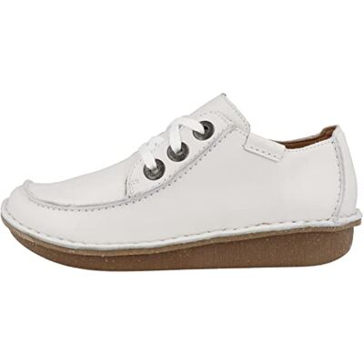Clarks Funny Dream, Oxford, para Mujer, Blanco (White Leather), 40 EU Clarks Funny Dream, Oxford, para Mujer, Blanco (White Leather), 40 EU