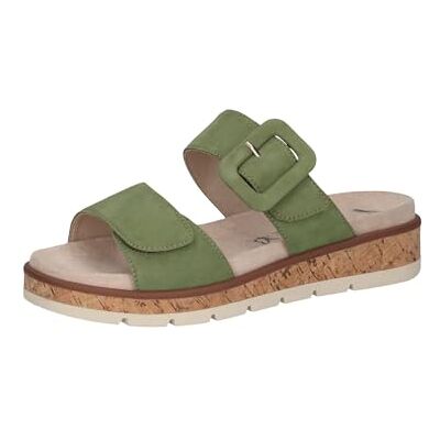 CAPRICE Pantuflas para Mujer , Color Verde, 39 EU, Suede Verde, 39 EU CAPRICE Pantuflas para Mujer , Color Verde, 39 EU, Suede Verde, 39 EU