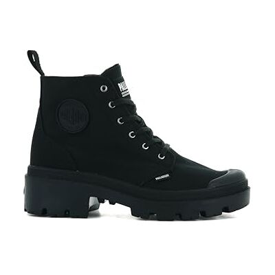 Palladium Mujer Botas cortas al tobillo, Negro/Negro, 40 EU Palladium Mujer Botas cortas al tobillo, Negro/Negro, 40 EU
