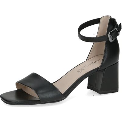 CAPRICE Sandalia para Mujer con tacón, Nappa, Talla 42 EU CAPRICE Sandalia para Mujer con tacón, Nappa, Talla 42 EU
