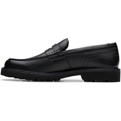 Clarks Berwick Lo para Hombre, Piel Negra, 45 EU Clarks Berwick Lo para Hombre, Piel Negra, 45 EU