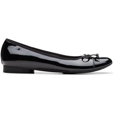 Clarks Loreleigh RAE Shoes Unisex Black Pat, 43 EU Clarks Loreleigh RAE Shoes Unisex Black Pat, 43 EU