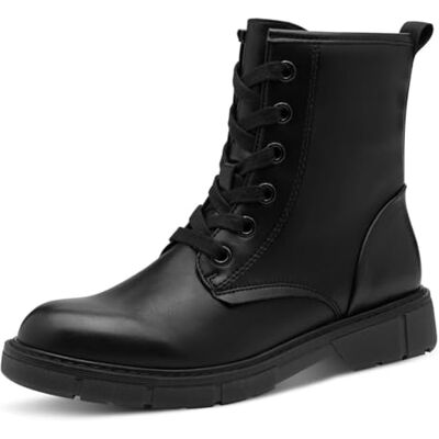 MARCO TOZZI 2-2-2-25282-29 Botas con cordones para mujer, Negro, 36 EU MARCO TOZZI 2-2-2-25282-29 Botas con cordones para mujer, Negro, 36 EU