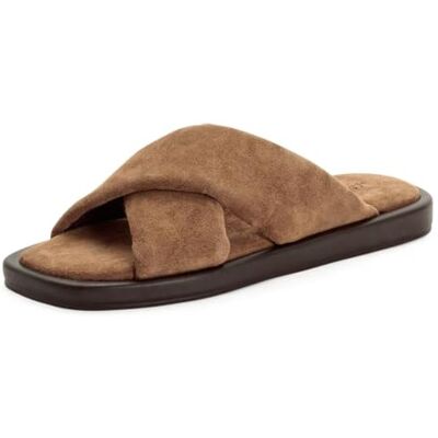 Tamaris Chanclas planas para mujer, marrón (Brown Suede), 39 Tamaris Chanclas planas para mujer, marrón (Brown Suede), 39