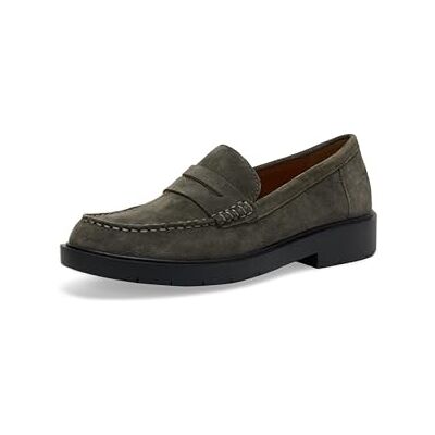 Geox Mocasines D Spherica Ec1 para niña, Gris Oscuro, 7.5 UK Geox Mocasines D Spherica Ec1 para niña, Gris Oscuro, 7.5 UK