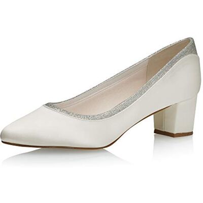 Rainbow Club Zapatos de Novia Preslie Corte salón, Mujer, satén Ivory Crema número 40 UE (7 UK) Rainbow Club Zapatos de Novia Preslie Corte salón, Mujer, satén Ivory Crema número 40 UE (7 UK)
