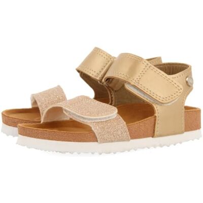 GIOSEPPO Chanclas DE Suela Bio Doradas con Glitter para NIÑA Y NIÑO ANGWING GIOSEPPO Chanclas DE Suela Bio Doradas con Glitter para NIÑA Y NIÑO ANGWING