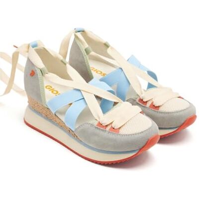 GIOSEPPO Zapatillas Abiertas Piel CUÑA Rafia HINESBURG GIOSEPPO Zapatillas Abiertas Piel CUÑA Rafia HINESBURG