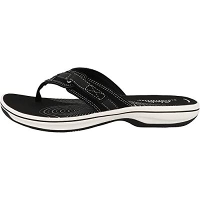 Clarks Brinkley Sea, Chanclas Mujer, Black Synthetic, 37 EU Clarks Brinkley Sea, Chanclas Mujer, Black Synthetic, 37 EU