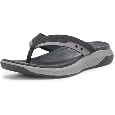 Skechers Silva-Falco, Sandalia Hombre, Negro, 43 EU Skechers Silva-Falco, Sandalia Hombre, Negro, 43 EU