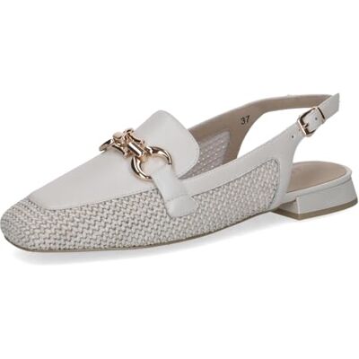 CAPRICE Bailarinas para Mujer, Color Blanco Roto, Talla 42 EU CAPRICE Bailarinas para Mujer, Color Blanco Roto, Talla 42 EU