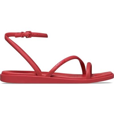 Crocs Sandalias Miami con correa al tobillo para mujer, color rojo corte, 3 UK para mujer Crocs Sandalias Miami con correa al tobillo para mujer, color rojo corte, 3 UK para mujer