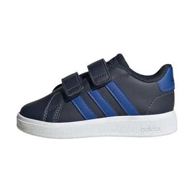 Adidas Unisex bebé Grand Court Lifestyle Hook and Loop Shoes, Legend Ink / Royal Blue / Cloud White, 19 EU Adidas Unisex bebé Grand Court Lifestyle Hook and Loop Shoes, Legend Ink / Royal Blue / Cloud White, 19 EU
