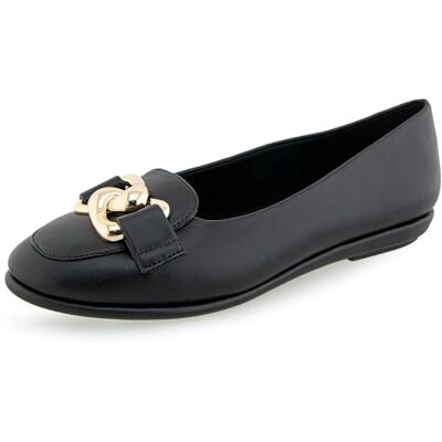 Aerosoles Bailarinas para Mujer, Piel sintética Negra, 38 EU Aerosoles Bailarinas para Mujer, Piel sintética Negra, 38 EU
