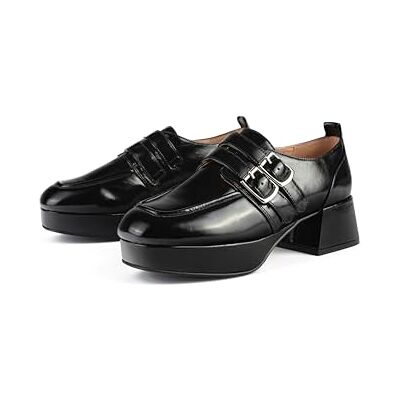 L37 HANDMADE SHOES tacón Alto para Mujer I Cuero Natural I Zapatos Hechos a Mano I Estilo único I Espera un Minuto, Bomba, Negro, 38 EU L37 HANDMADE SHOES tacón Alto para Mujer I Cuero Natural I Zapatos Hechos a Mano I Estilo único I Espera un Minuto, Bomba, Negro, 38 EU