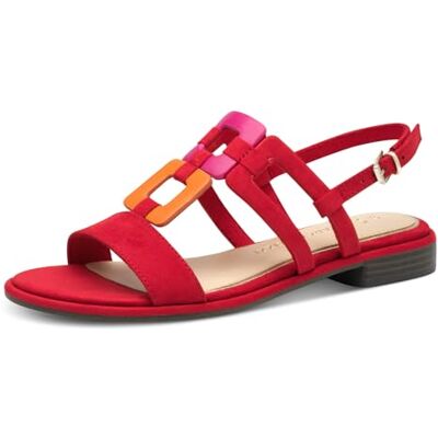 MARCO TOZZI Sandalia Mujer , Rojo, 40 EU MARCO TOZZI Sandalia Mujer , Rojo, 40 EU