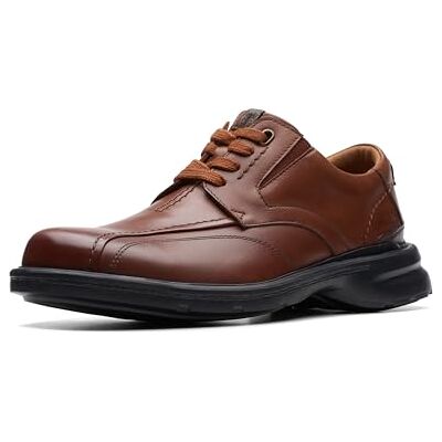 Clarks Gessler Lace Oxford para Hombre, Cuir Brun foncé, 45 EU, Piel Marrón Oscuro, 44.5 EU Larga Clarks Gessler Lace Oxford para Hombre, Cuir Brun foncé, 45 EU, Piel Marrón Oscuro, 44.5 EU Larga