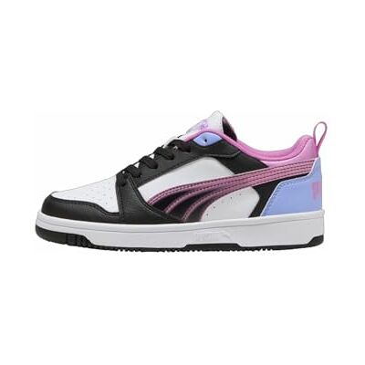 PUMA Rebound V6 LO Jelly Heaven JR Zapatillas Deportivas, Color Blanco, Negro y Lavanda intensa, Talla 4.5, Blanco Black Intense Lavender, 4.5 UK PUMA Rebound V6 LO Jelly Heaven JR Zapatillas Deportivas, Color Blanco, Negro y Lavanda intensa, Talla 4.5, Blanco Black Intense Lavender, 4.5 UK