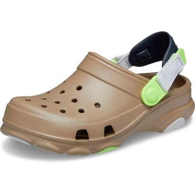 Crocs Unisex Niño All Terrain Clog T Zueco, Khaki/Multi, 19/20 EU Crocs Unisex Niño All Terrain Clog T Zueco, Khaki/Multi, 19/20 EU