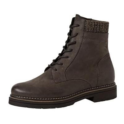 Tamaris Botines planos de encaje para mujer , MUD, 37 EU, barro, 37 EU Tamaris Botines planos de encaje para mujer , MUD, 37 EU, barro, 37 EU