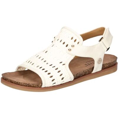 MUSTANG Sandalia Mujer 1518-805, Blanca, 38 EU, Blanco, 38 EU MUSTANG Sandalia Mujer 1518-805, Blanca, 38 EU, Blanco, 38 EU