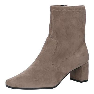 CAPRICE Botines de tacón para mujer , Cafe Stretch, 39 EU CAPRICE Botines de tacón para mujer , Cafe Stretch, 39 EU