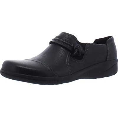 Clarks Cheyn Madi, Mocasín Mujer, Piel Negra con Relieve, 36 EU Clarks Cheyn Madi, Mocasín Mujer, Piel Negra con Relieve, 36 EU
