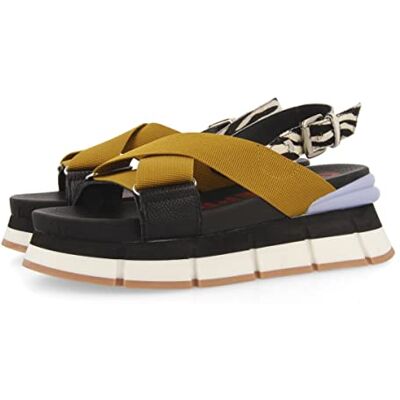 GIOSEPPO Sandalias con Print DE Cebra Y Plataforma para Mujer Leesburg GIOSEPPO Sandalias con Print DE Cebra Y Plataforma para Mujer Leesburg